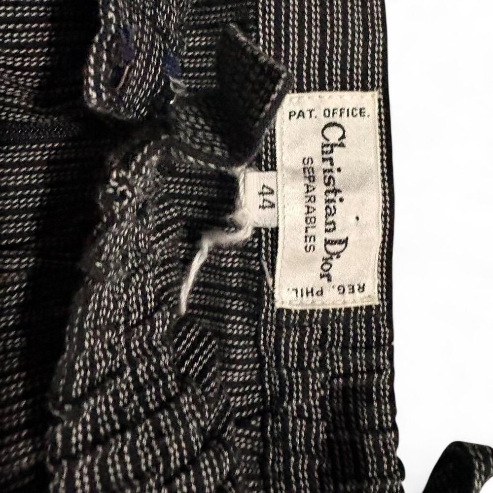 Dior Women's Black and Navy Skirt